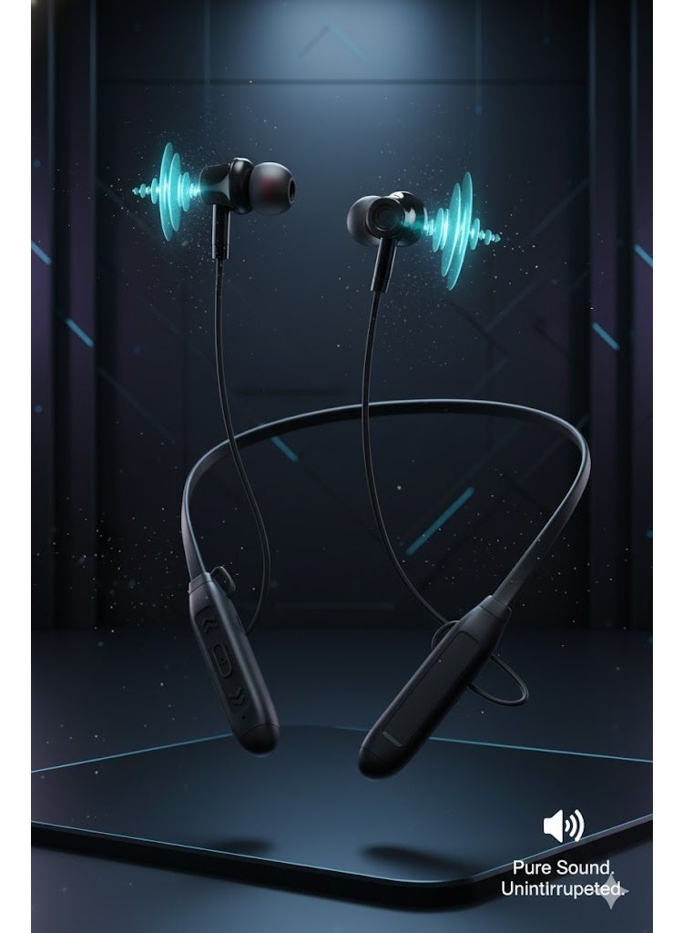 Jnuobi Magnetic Sports Bluetooth Neckband Headset with HiFi Sound, Active Noise Cancellation and 48-Hour Battery – Model YD-24 - Image 5