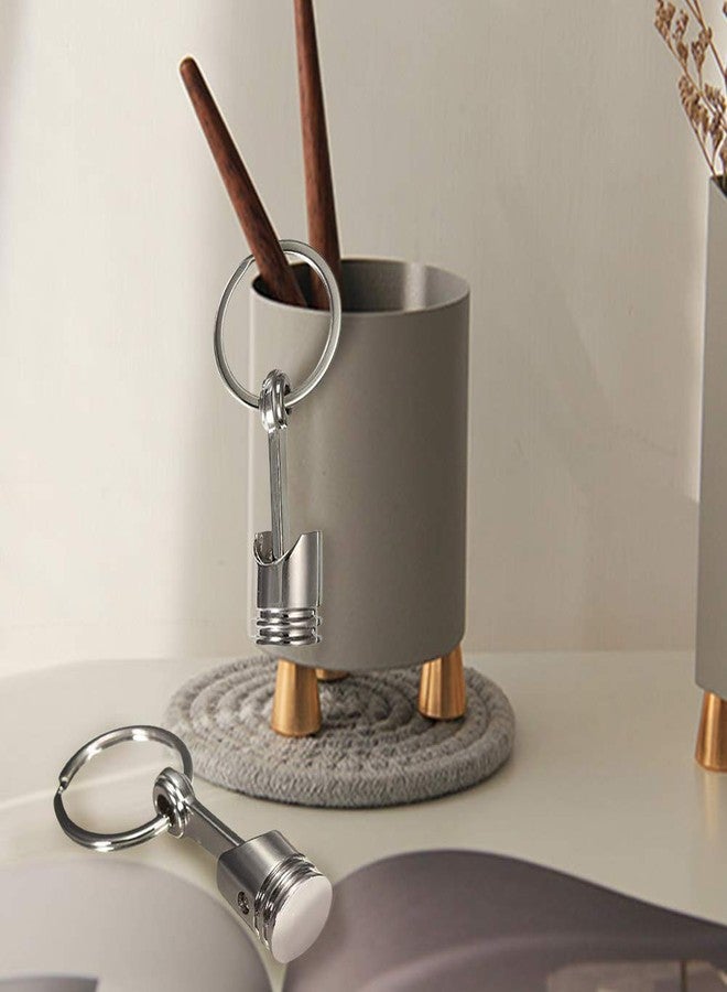 ReNext Internal Combustion Auto Engine Piston Car Pendant Alloy Keychain Key Ring - Image 3