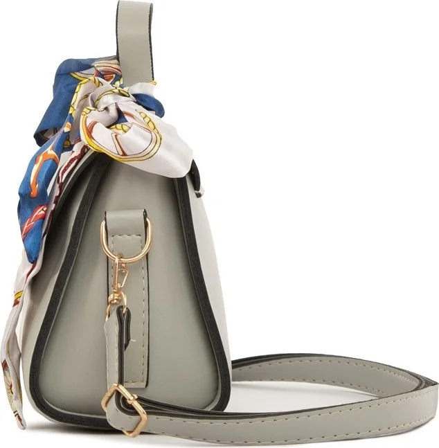 Bagmori Gray Covered Shawl Hanger Bag