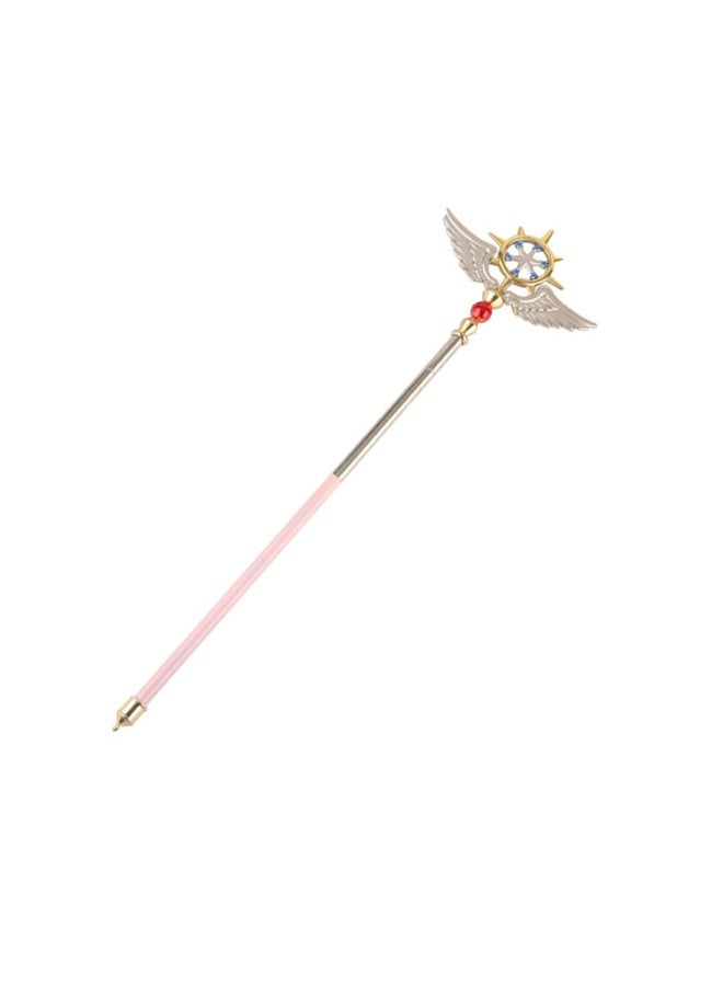 HALAMODO Cardcaptor Sakura's Magic Wand Pink Dream Staff, Telescopic Walking Stick - A Retractable Magic Wand, an Anime COS Prop and a Toy for Girls and Children - Image 2