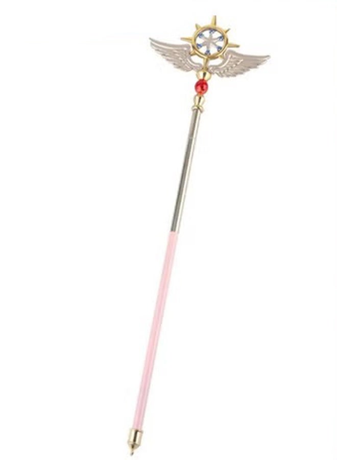 HALAMODO Cardcaptor Sakura's Magic Wand Pink Dream Staff, Telescopic Walking Stick - A Retractable Magic Wand, an Anime COS Prop and a Toy for Girls and Children - Image 3