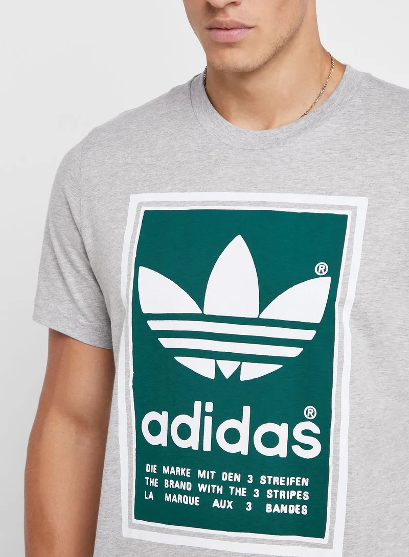 adidas Originals Trefoil Filled Label T-Shirt