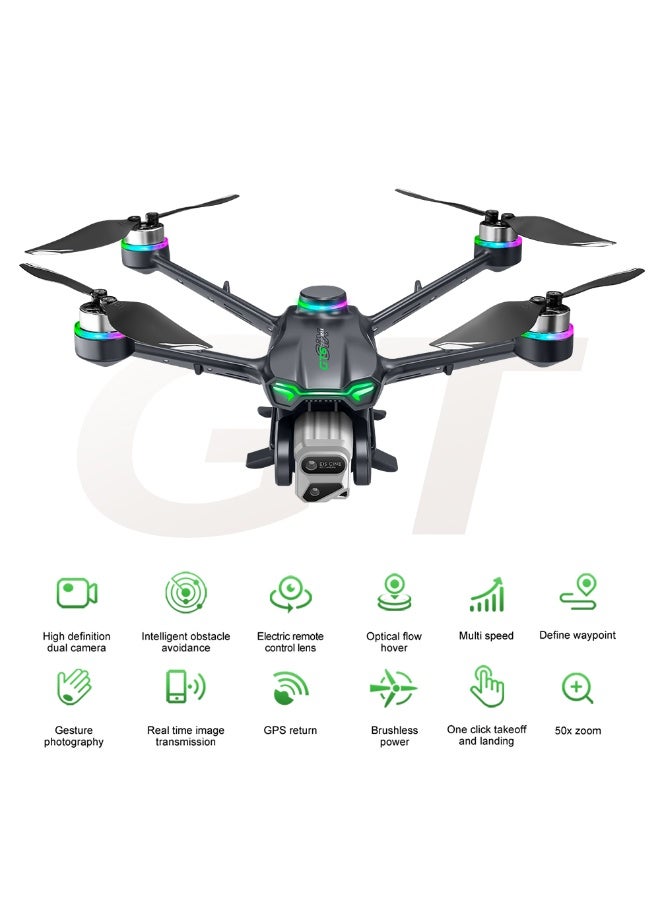 ريبنيو GT6 مع شاشة 5.64 بوصة للتحكم في نظام تحديد المواقع عالي الوضوح للتصوير الجوي بدون فرش متوسطة الحجم بدون طيار مع انحراف مؤازر - Image 4