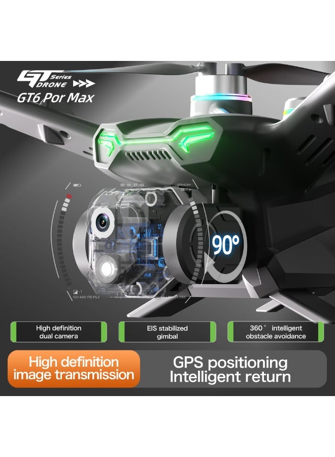 ريبنيو GT6 مع شاشة 5.64 بوصة للتحكم في نظام تحديد المواقع عالي الوضوح للتصوير الجوي بدون فرش متوسطة الحجم بدون طيار مع انحراف مؤازر - Image 3