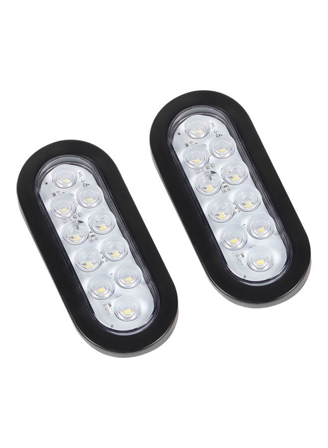 Loquat 2-Piece Oval Sealed LED Indicator Light Set - Image 1