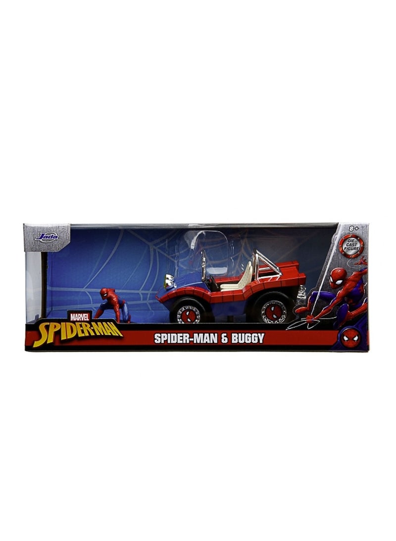 JADA Marvel Spiderman Buggy Vehicle 1:24 - Image 1
