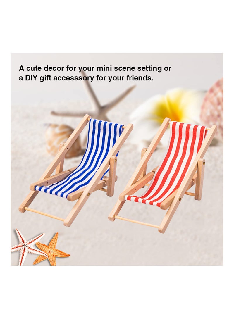 SYOSI 15 Pcs Micro Landscape Miniature Decorations Beach Miniature Decoration Ornaments Small Beach Chair Model Parasol Small Palm Tree Decorative Accessories for DIY Zen Garden Decoration  - Image 4