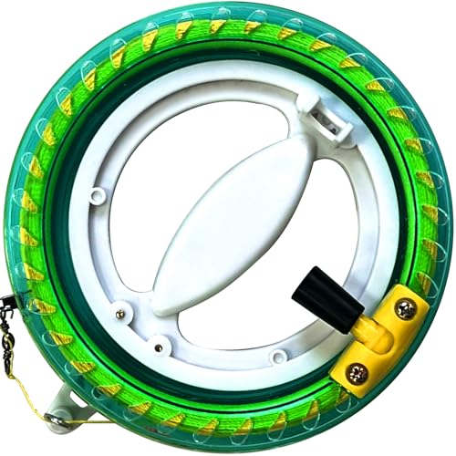 HENGDA KITE Professional Outdoor Kite Line Winder Winding Reel Grip Wheel with 650 Feet 60LBS Flying Line String Flying Tools with Lock for Kids and Adults - Image 1