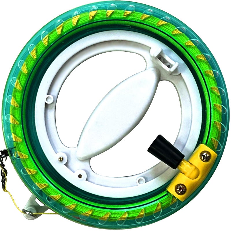 HENGDA KITE Professional Outdoor Kite Line Winder Winding Reel Grip Wheel with 650 Feet 60LBS Flying Line String Flying Tools with Lock for Kids and Adults - Image 2