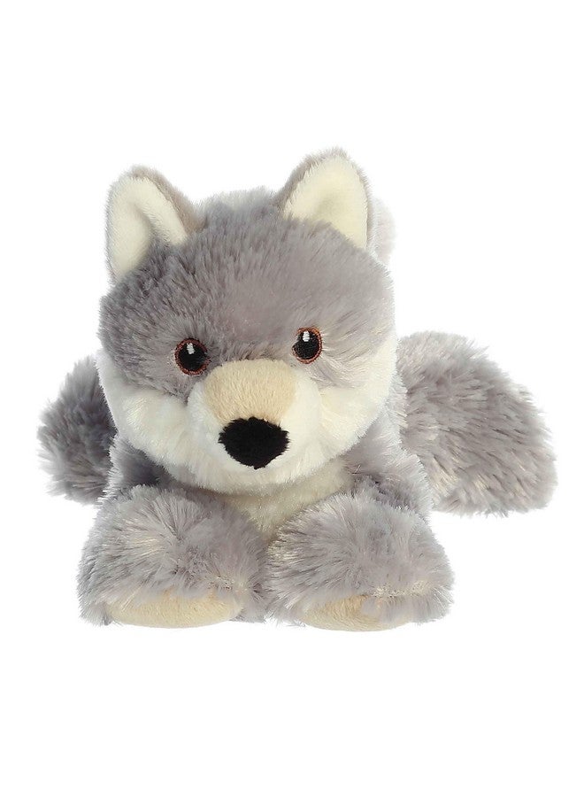 Aurora® Responsibly Made Eco Nation™ Eco Softies™ Wolf Stuffed Animal - Ideal for Playtime Adventures - Perfect for Birthdays or Just Because - Gray 8 Inches - Image 2