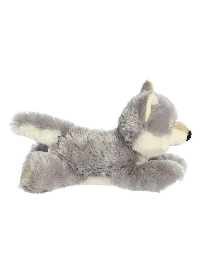 Aurora® Responsibly Made Eco Nation™ Eco Softies™ Wolf Stuffed Animal - Ideal for Playtime Adventures - Perfect for Birthdays or Just Because - Gray 8 Inches - Image 4