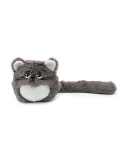 Les Deglingos Miaou Cat Mom & Baby Plush Toy - Grey, Soft Corduroy, Eco-Friendly, Perfect for Babies & Toddlers  - Image 4