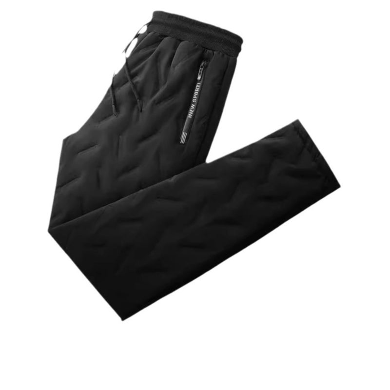 Winter Lamb Fleece Cotton Pants Men'S Excalated Plus Size Winter Outer Wear Warm Loose Straight Casual Pants - Image 5