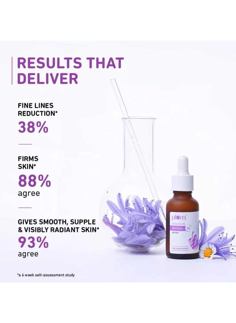 Plum - Plum 1% Retinol Face Serum with Bakuchiol 20ml - Image 1