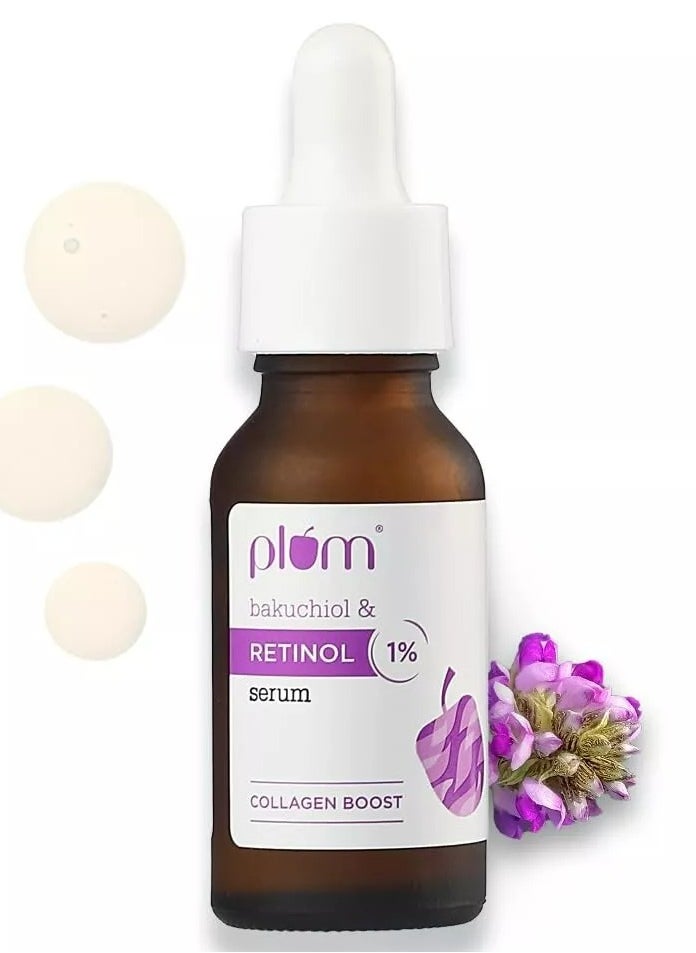 Plum - Plum 1% Retinol Face Serum with Bakuchiol 20ml - Image 1