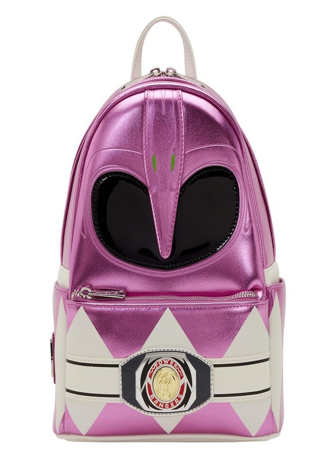 لاونج فلاي حقيبة ظهر صغيرة من Loungefly Hasbro Power Rangers Pink Ranger Cosplay - Image 1