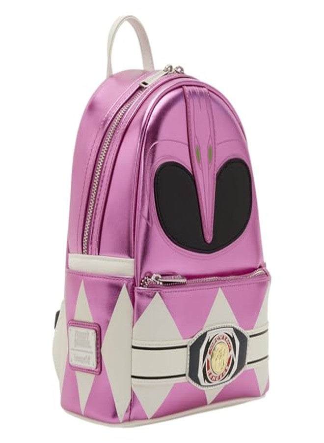 لاونج فلاي حقيبة ظهر صغيرة من Loungefly Hasbro Power Rangers Pink Ranger Cosplay - Image 3