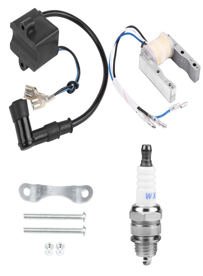 CDI Ignition Coil Magneto for Motorized 49cc 66cc 80cc Engine Bicycle Spark Plug - Image 2
