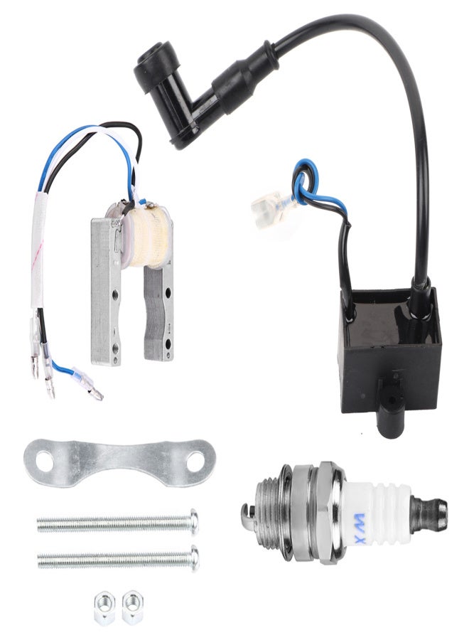 CDI Ignition Coil Magneto for Motorized 49cc 66cc 80cc Engine Bicycle Spark Plug - Image 1