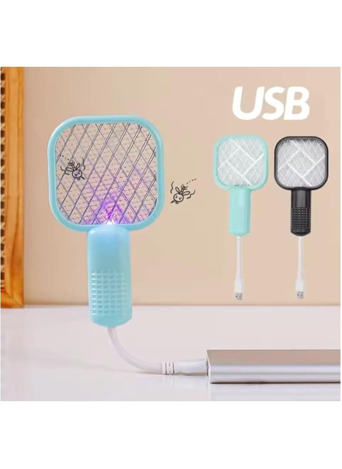 ماركة غير محددة - صاعق الناموس ولبعوض الكهربائية المتينة الصغيرة بمنفذ USB لقتل البعوض ومصباح الأشعة فوق البنفسجية ومضرب الحشرات المحمول للمنزل والهواء الطلق (اسود) - Image 1