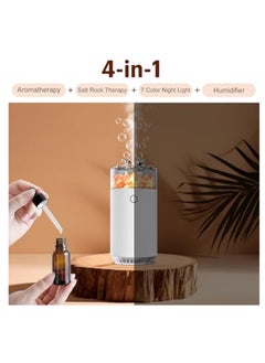 KASTWAVE Salt Lamp Diffuser, Waterless Diffuser, Scent Air Machine, 4 in 1 Essential Oil Diffuser & Lonic Salt Therapy & Humidifier & LED Night Light, Auto-Off, Cordless Diffuser for Home Office Yoga Car  - Image 5