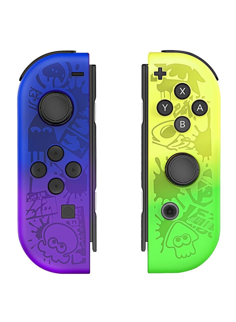Controller for Nintendo Switch, L/R Controllers Replacement Compatible with Nintendo Switch/Lite/OLED, Joystick  with Wake-up/Screenshot/Dual Vibration/Motion Control Function With RGB light - Image 1