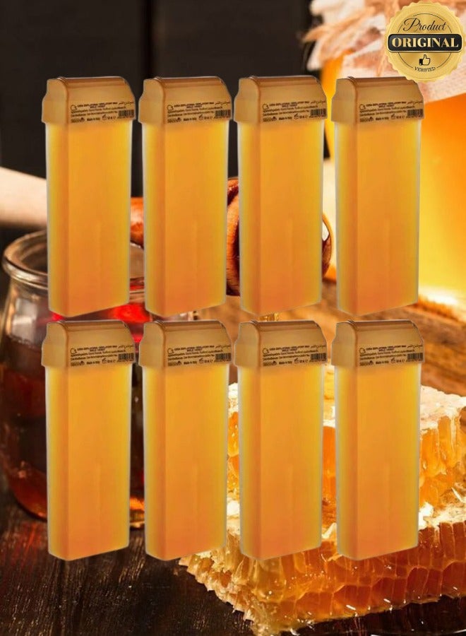 Spa System 8 Pieces Honey Depilatory Wax Refill Beige 100ml - Image 1