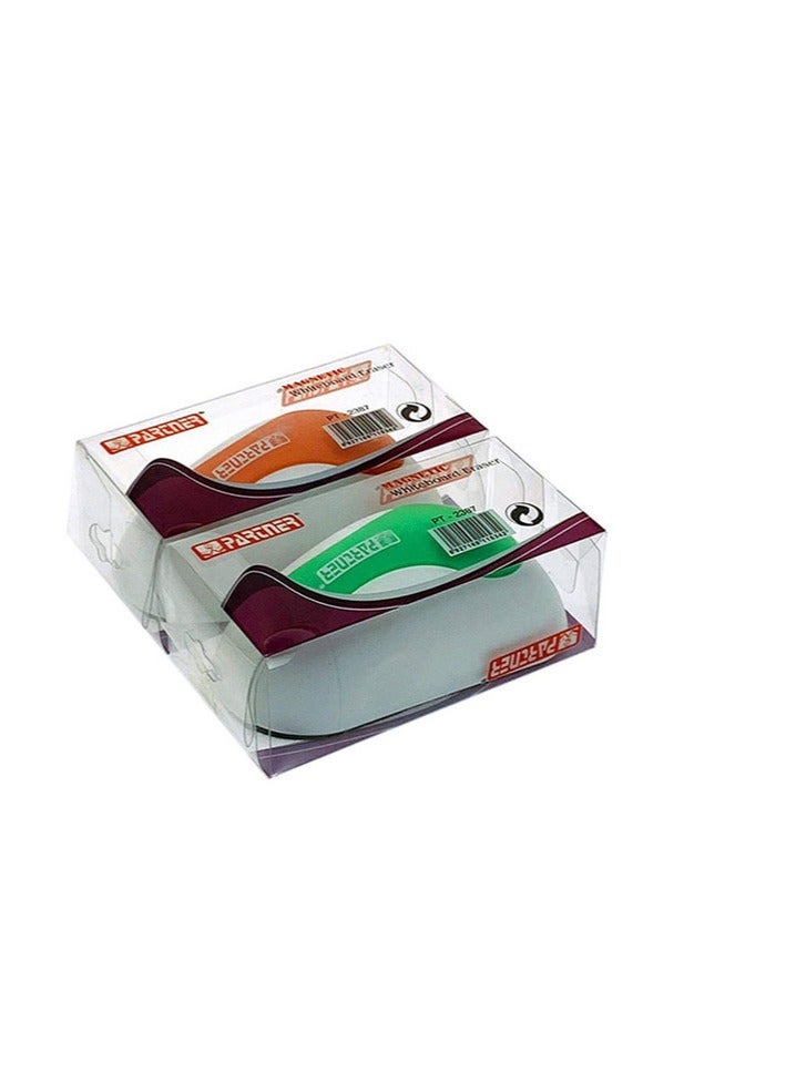 PARTNER Magnetic White Board Eraser Assorted Color  - Image 1