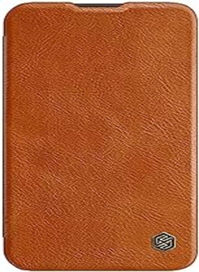 Nillkin Qin Pro Leather Series Cover Case Designed For Apple iPhone 13 Pro Max - Brown