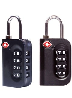 Luggage Locks TSA Approved 4 Digit Suitcase Padlocks Combination Security Backpack Padlock Suitcase, Case Locks, Lock Bag lock, Gym Locker