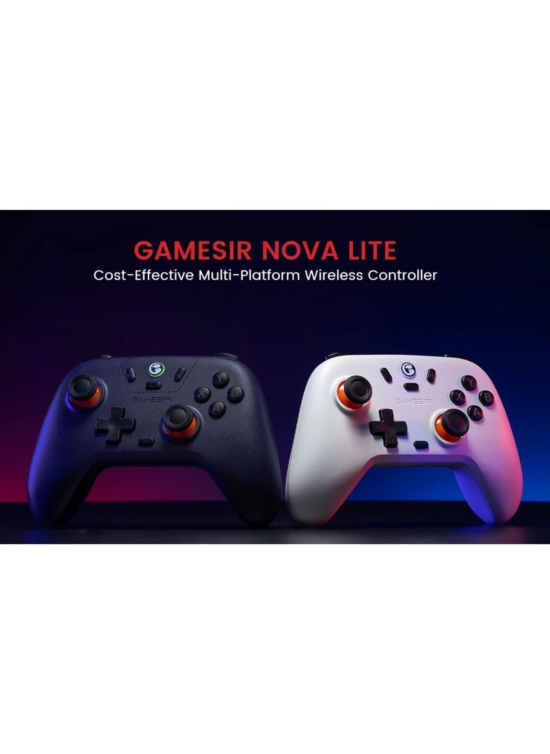Generic Wireless Gamepad GameSir Nova Lite Fantastic Color 2.4G Receiver Multiplatform Game Controller for PC, Steam, Switch, iOS, Android Blue  - Image 2