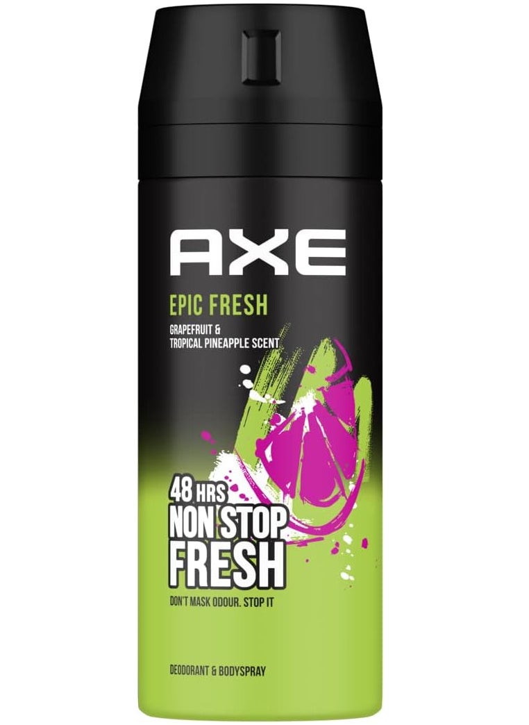 Axe Axe Body Spray for Men Epic Fresh 150ML  - Image 1