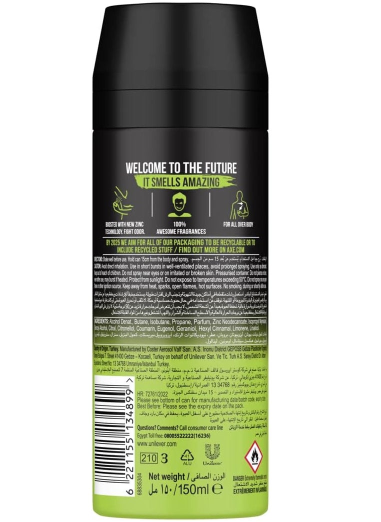 Axe Axe Body Spray for Men Epic Fresh 150ML  - Image 2