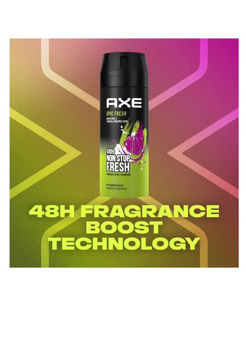 Axe Axe Body Spray for Men Epic Fresh 150ML  - Image 4