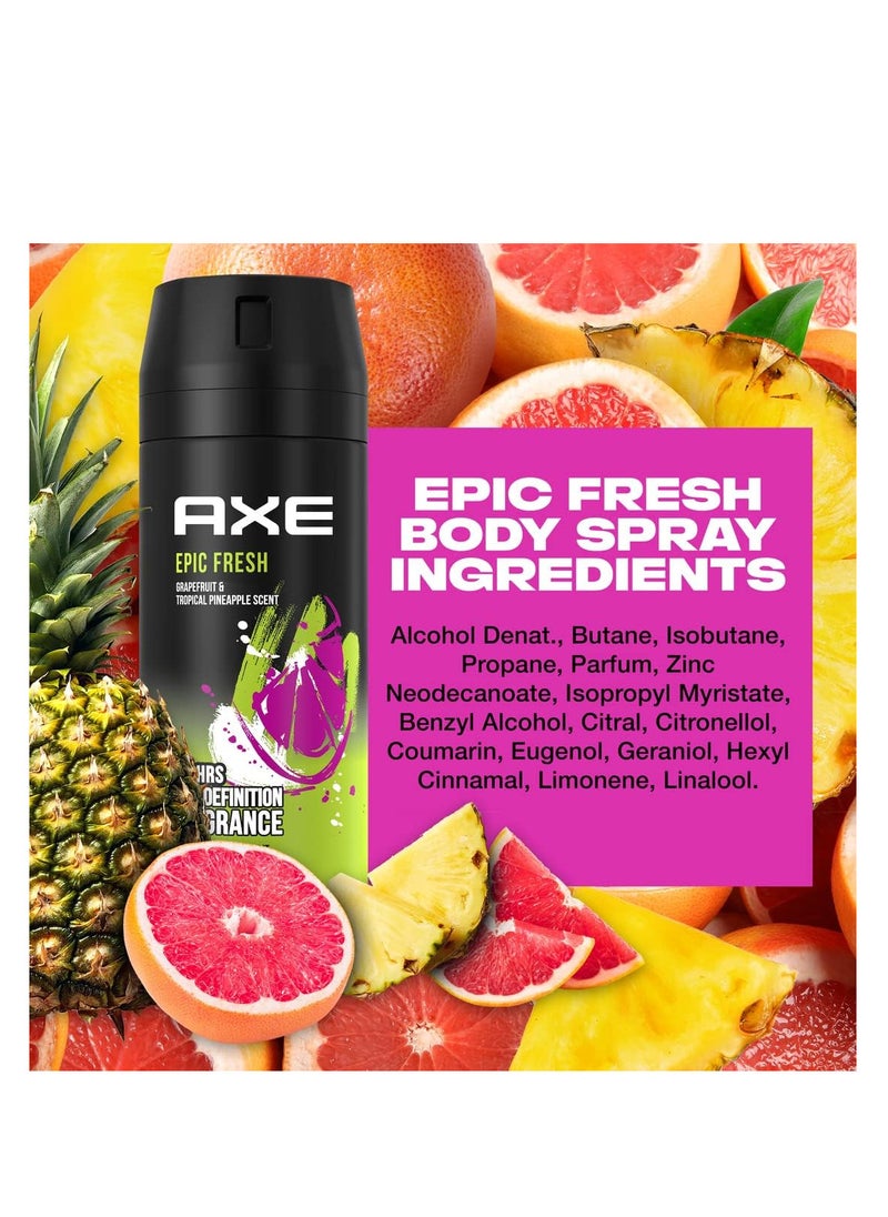 Axe Axe Body Spray for Men Epic Fresh 150ML  - Image 5