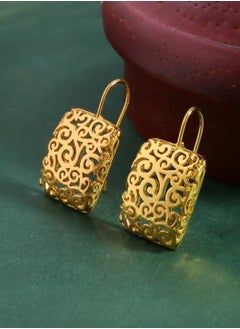 GOLDMAX Elegant 21k Gold Plated Earrings For Women  - Image 1