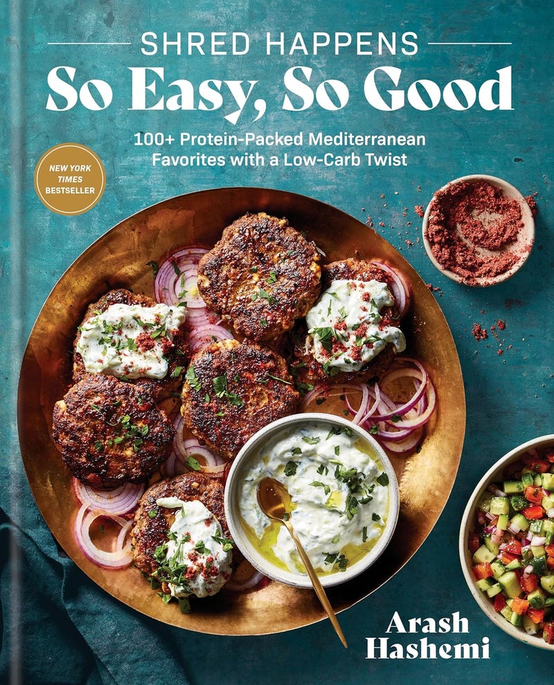 Shred Happens: So Easy, So Good: 100+ Protein-Packed Mediterranean Favorites with a Low-Carb Twist; A Cookbook - Image 1