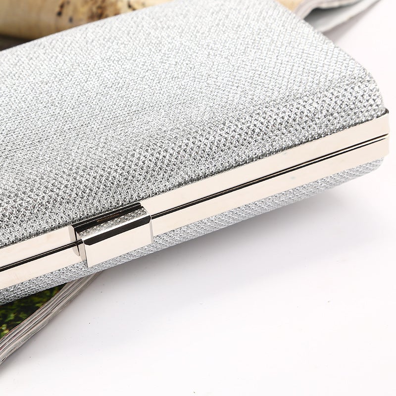 Cross-border new dinner bag dazzling magic color evening bag large capacity banquet bag simple party bag factory wholesale - Image 3