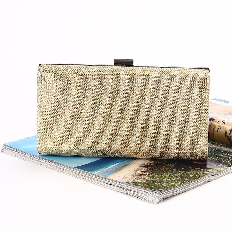 Cross-border new dinner bag dazzling magic color evening bag large capacity banquet bag simple party bag factory wholesale - Image 1