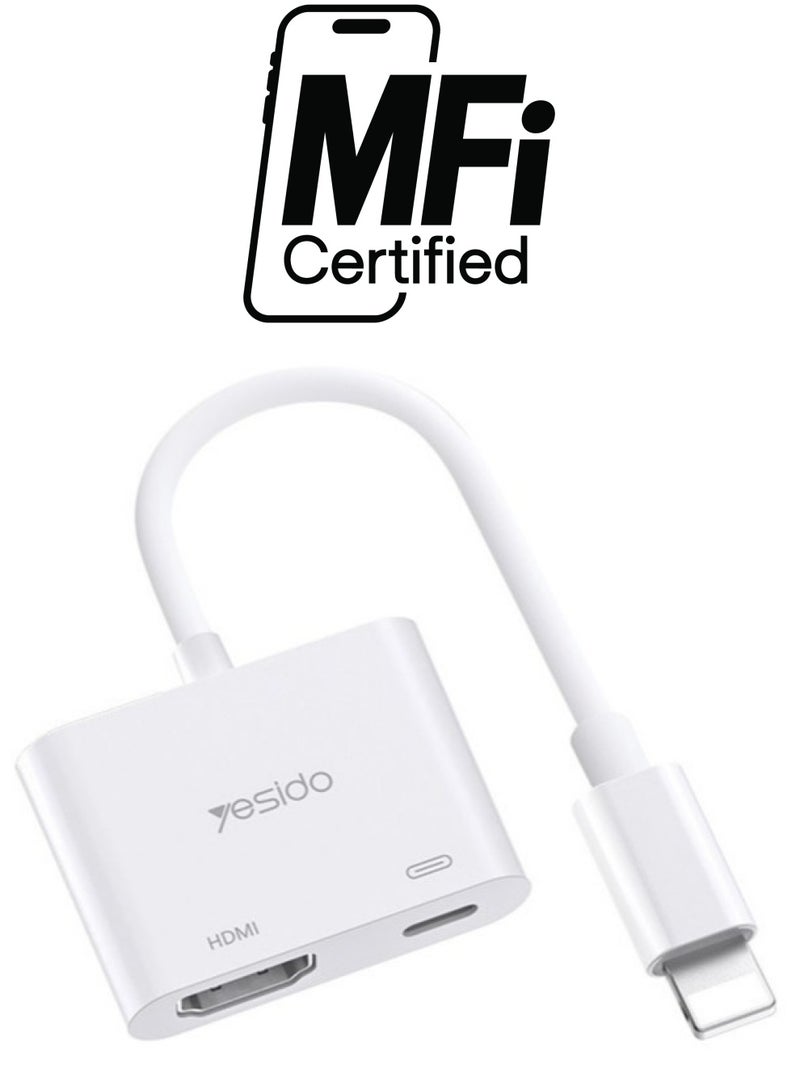 Yesido HM06 8 Pin to HDMI Audio Video Adapter - Image 1