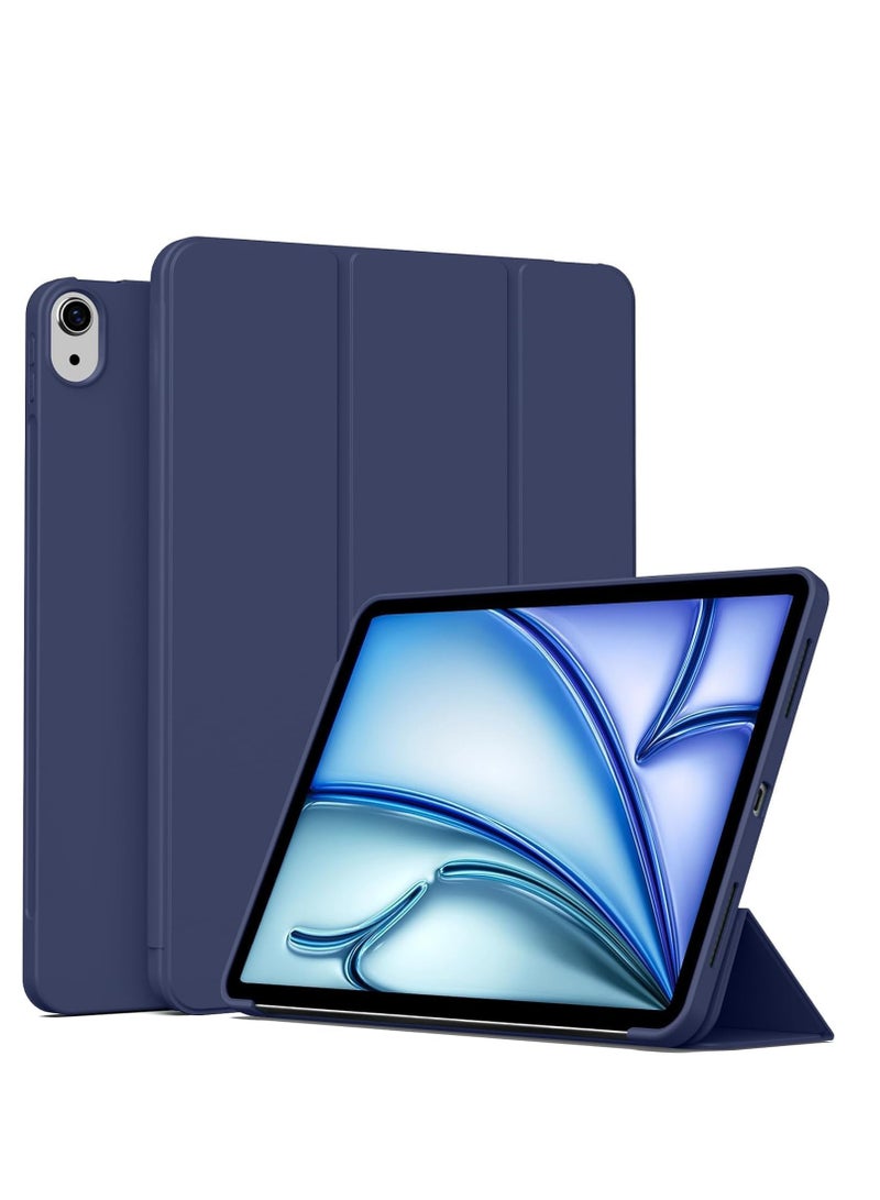 DUSALA iPad Air 11 Inch M2 2024 Case, iPad Air 5th/4th Gen (10.9 Inch, 2022/2020) – Lightweight Soft TPU Protective Case with Auto Sleep/Wake, Smart Folio Cover, Slim & Durable, Perfect for Hands-Free Viewing - Image 1