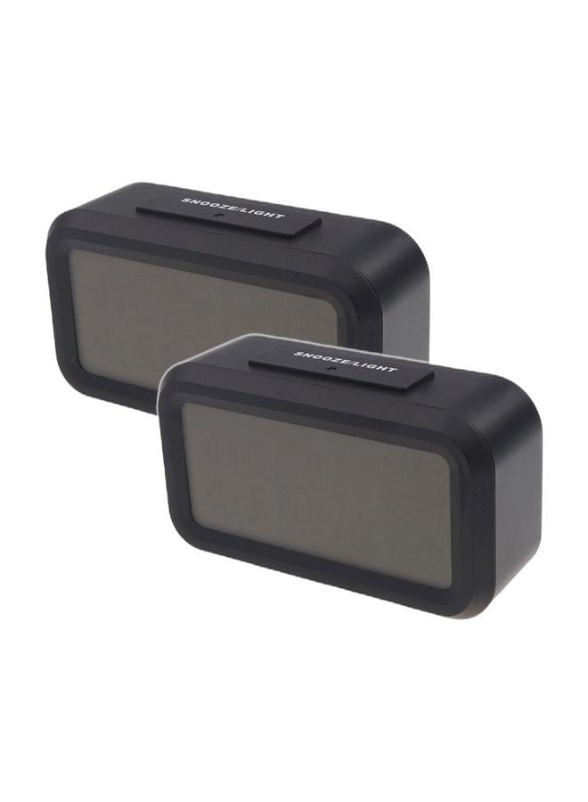 LED Digital Alarm Clock Black Bundle - Image 1