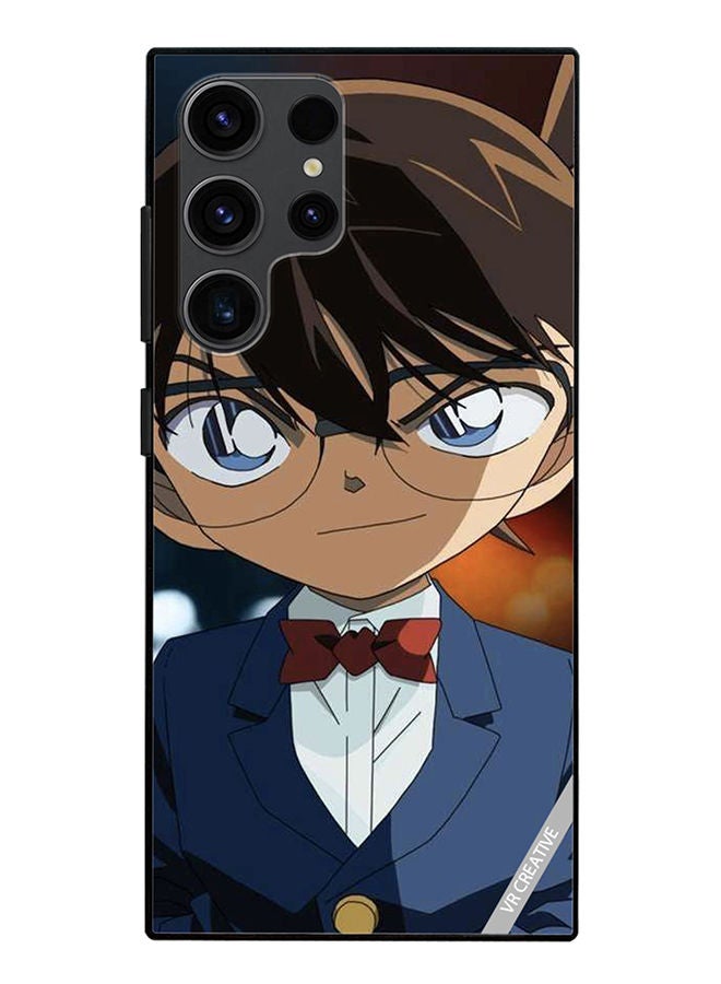 VR CREATIVE Protective Case Cover For Samsung Galaxy S23 Ultra 5G Detective Conan Character Design Multicolour - Image 1
