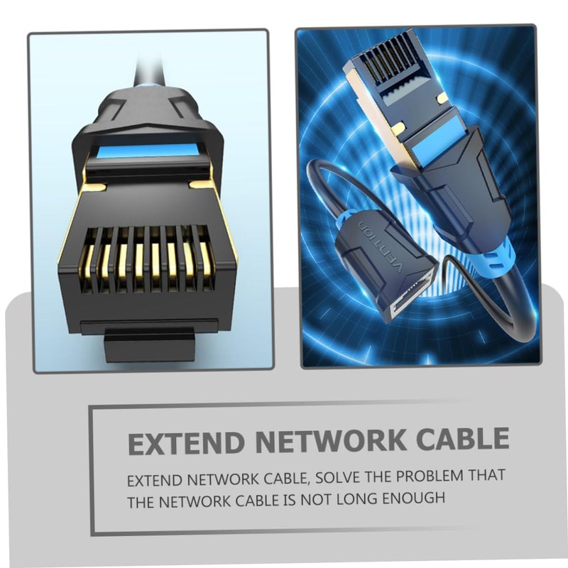 كابل إيثرنت Cat6 1000 ميجابت في الثانية 250 ميجاهرتز RJ45 ذكر إلى أنثى كابل شبكة LAN للألعاب والبث - Image 4