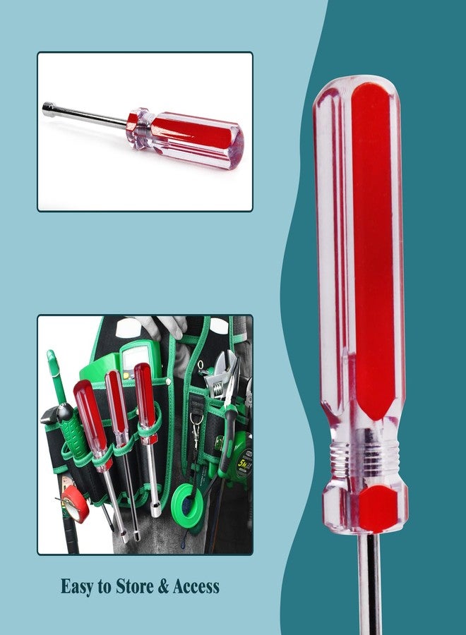 اتول مارت مفك براغي سداسي الرأس من يوتولمارت، مقاس 5 مم، صمولة سداسية، مفك براغي بمقبض غير قابل للانزلاق، مفك براغي سداسي الرأس - Image 4