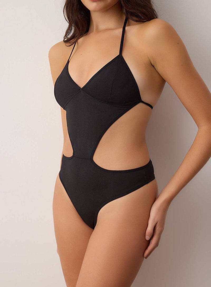 trendyol Black Micro Binding Detailed Bodysuit Thmaw26Bd00019 - Image 3