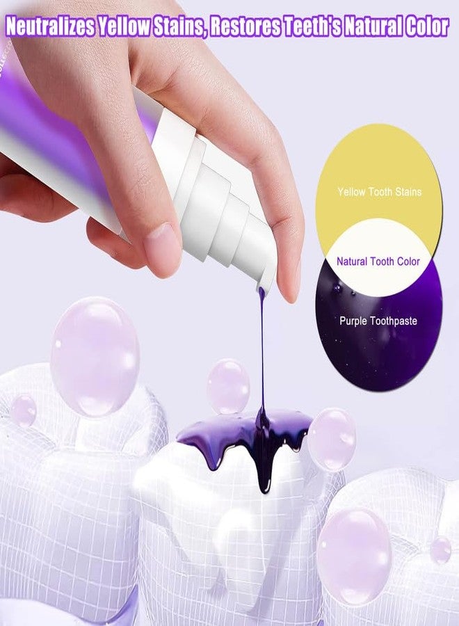 Vanish Purple Toothpaste for Teeth Whitening - Instant Whitening Colour Corrector Serum - Purple Toothpaste Whitening for Neutralizes Tooth Stains - Color Corrector - Image 2