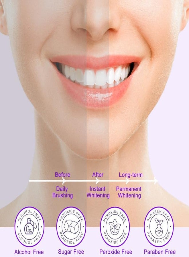 Vanish Purple Toothpaste for Teeth Whitening - Instant Whitening Colour Corrector Serum - Purple Toothpaste Whitening for Neutralizes Tooth Stains - Color Corrector - Image 3