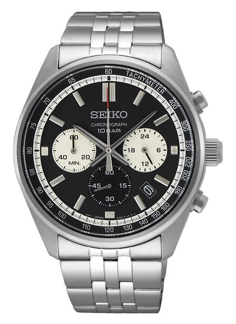 Men Analog Round Shape Stainless Steel Wrist Watch SSB429P - 40 Millimeter