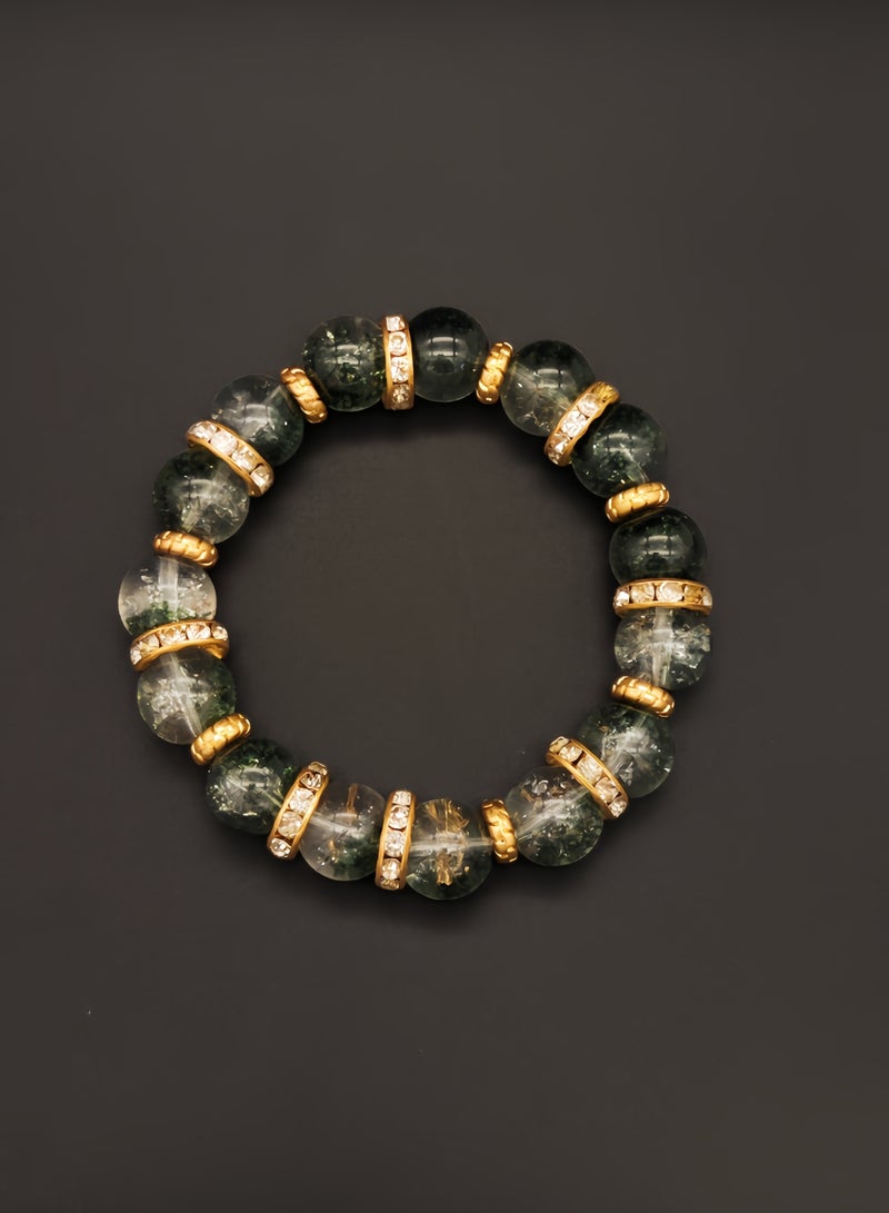 Green bead bracelet - Image 2